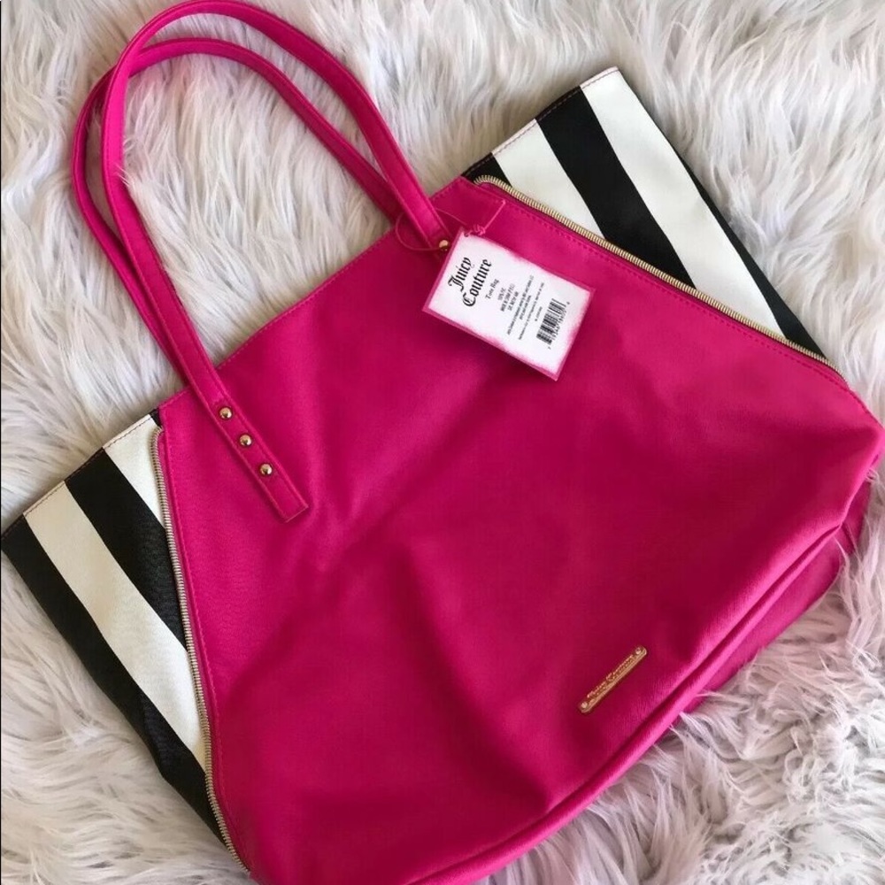 JUICY COUTURE Pink Tote / Beach Bag